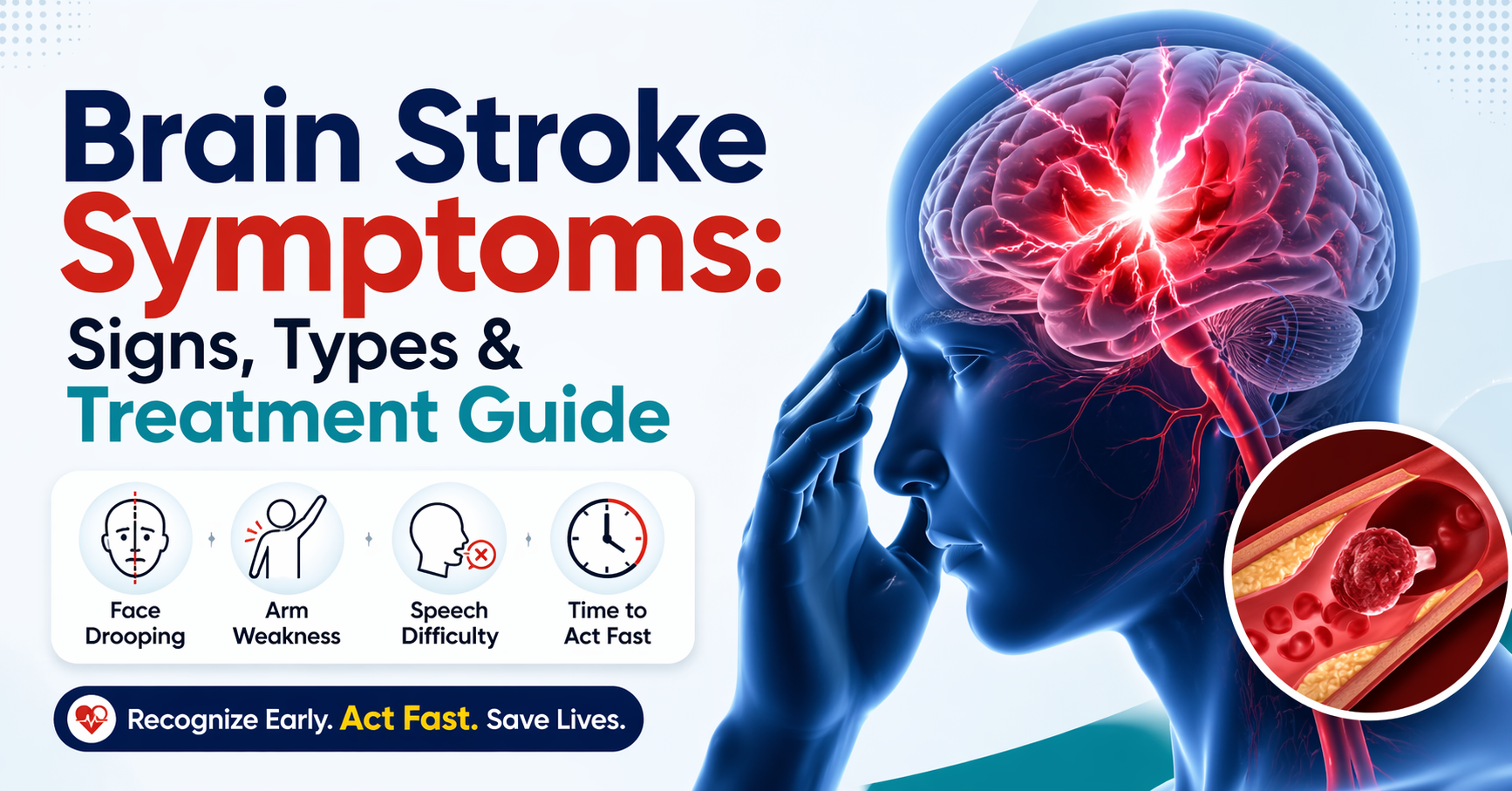 Brain Stroke Symptoms: Signs, Types & Treatment Guide