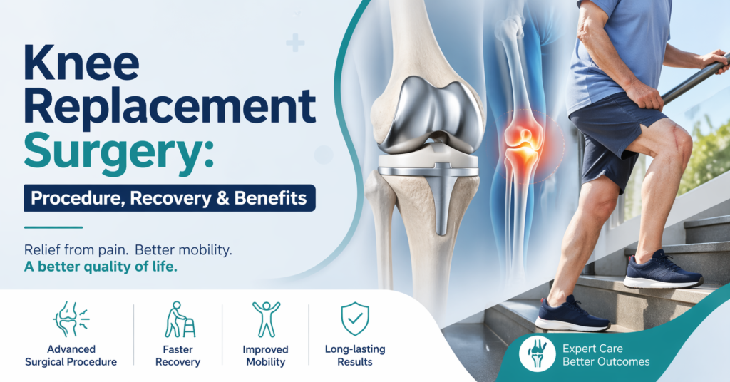Knee Replacement Surgery: Procedure, Recovery & Benefits